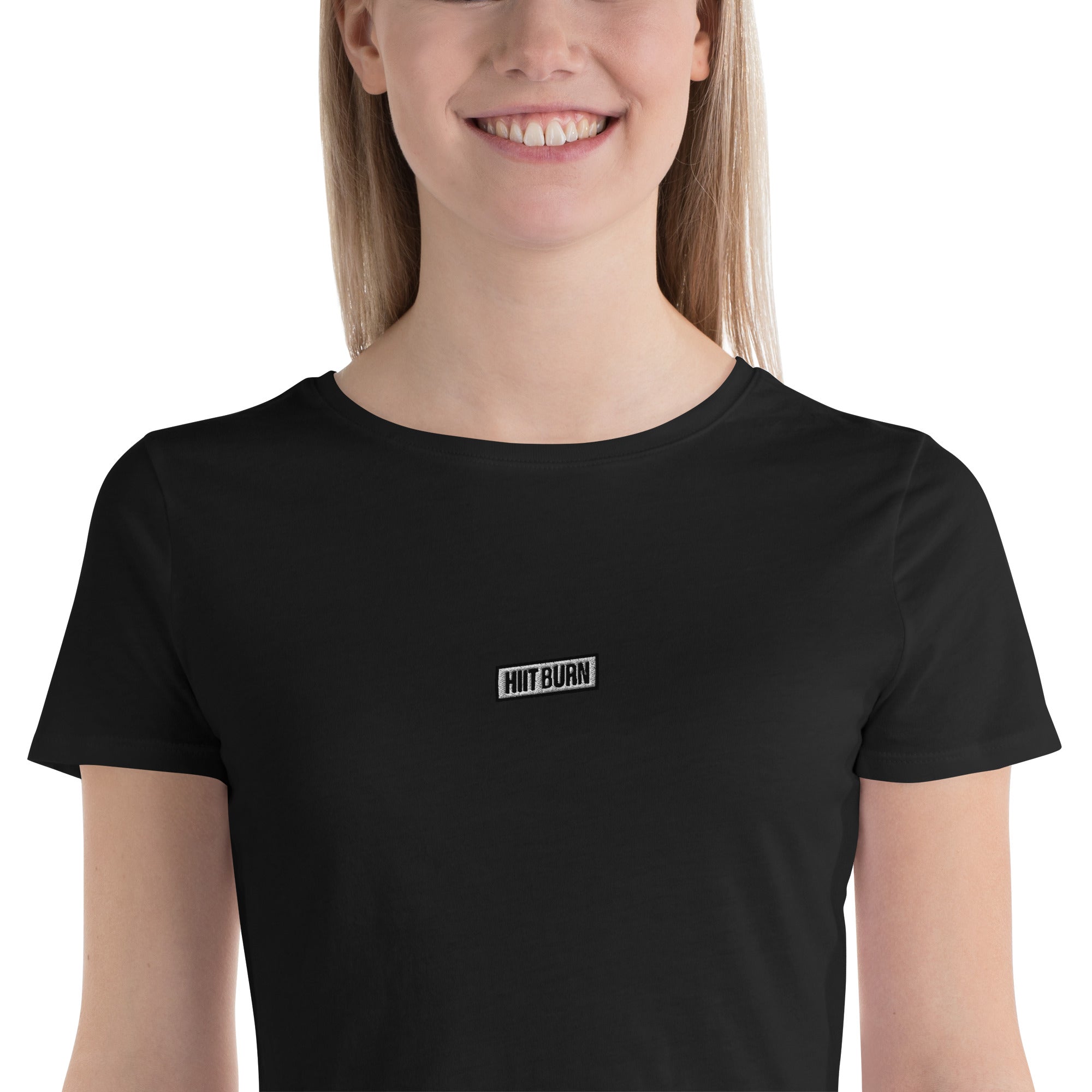 Women’s HIITBURN Logo Crop Tee